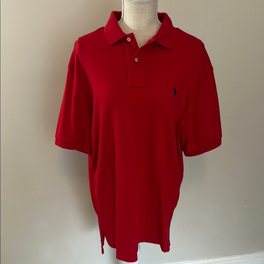 Polo by Ralph Lauren Men's Red Polo‎ Shirt